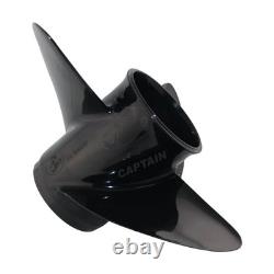 Black Stainless Propeller 14 1/2x19-RH For Yamaha Outboard Motor 115hp & ABOVE