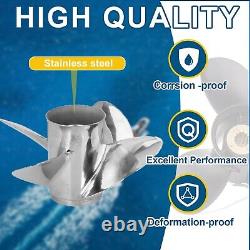 Boat Stainless Steel Propeller 13x19 Fit Yamaha Outboard Motor 50-130HP 15 Tooth