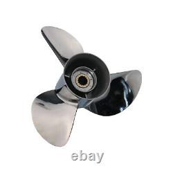 Boat Stainless Steel Propeller 13x19 Fit Yamaha Outboard Motor 50-130HP 15 Tooth