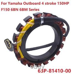 Boat Stator Coil 63P-81410-00 For Yamaha Outboard Motor 4T F150B 6BM 6BN 150hp