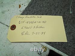 Clamp Brackets 1 & 2 67F-43111/12-00-4D Yamaha Outboard 2004 F300 Hp Motor Part