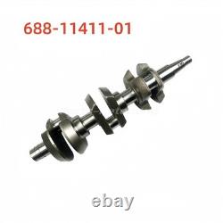 Crankshaft 688-11411-01 For Yamaha 75 85 90 HP 3 Cylinder Outboard Motor 2Stroke