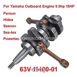 Crankshaft For Yamaha Outboard Engine Motor 9.9HP 13.5HP 15HP 63V-11400-00