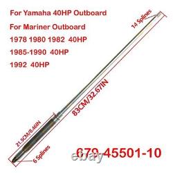 Drive Shaft Long For Yamaha Mariner 40 HP Outboard Engine Motor 679-45501-10