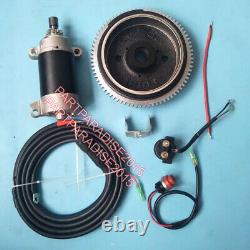 ELECTRIC START KIT Fit Yamaha outboard F15LMHA 6AGK 15hp 4 stroke starter motor