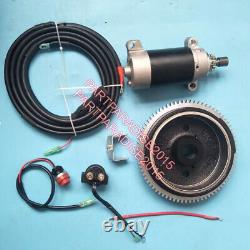 ELECTRIC START KIT Fit Yamaha outboard F15LMHA 6AGK 15hp 4 stroke starter motor