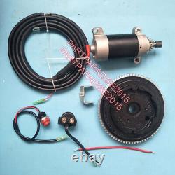 ELECTRIC START KIT Fit Yamaha outboard F15LMHA 6AGK 15hp 4 stroke starter motor