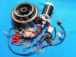 ELECTRIC START MOTOR KIT fit YAMAHA OUTBOARD 15HP 4 STROKE 66M-7A 2000 FLYWHEE