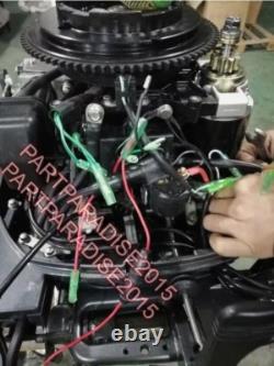 ELECTRIC START MOTOR KIT fit YAMAHA OUTBOARD 15HP 4 STROKE 66M-7A 2000 FLYWHEE