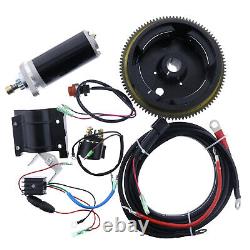 Electric Start Motor Flywheel Kit 2 Stroke 9.9HP 15HP 63V Yamaha Outboard Engine