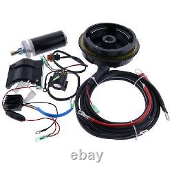 Electric Start Motor Flywheel Kit 2 Stroke 9.9HP 15HP 63V Yamaha Outboard Engine