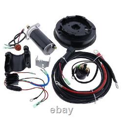 Electric Start Motor Flywheel Kit 2 Stroke 9.9HP 15HP 63V Yamaha Outboard Engine