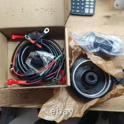 Electric Start Motor Flywheel Kit For 4 Stroke 20HP Yamaha Outboard F20SMHA