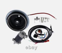 Electric Start Motor Flywheel Kit For Yamaha Outboard 4 Stroke 25HP F25SMHA-OEM