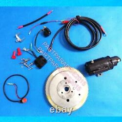 Electric Start Motor Flywheel Kit Yamaha Outboard 75HP 2 Stroke Enduro E75BMHDL