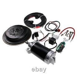 Electric Start Motor Flywheel Kit for Yamaha E40X E40XMH 40HP 2Stroke Enduro 66T