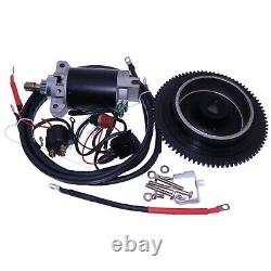 Electric Start Motor Flywheel Kit for Yamaha Outboard 15HP 4Stroke 66M 2000 2001