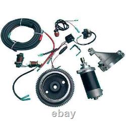 Electric Start Motor Flywheel Kit for Yamaha Outboard 4 Stroke 9.9HP F9.9MLHU