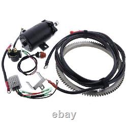 Electric Start Motor Kit Flywheel for Yamaha Outboard E48CMH 48HP Enduro 2Stroke