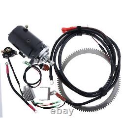 Electric Start Motor Kit Flywheel for Yamaha Outboard E48CMH 48HP Enduro 2Stroke