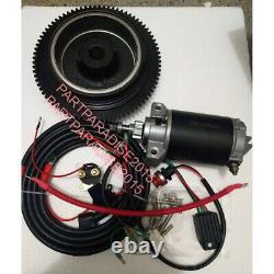 Electric Start Motor Kit Yamaha Outboard 15hp 4 Stroke 66m 2000 2001 Flywheel