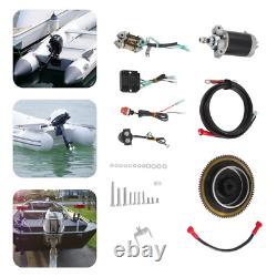 Electric Starter Conversion Kit For Yamaha 4Stroke 15HP Outboard Motor Start Kit