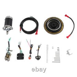 Electric Starter Conversion Kit For Yamaha 4Stroke 15HP Outboard Motor Start Kit