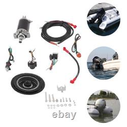 Electric Starter Conversion Kit for Yamaha 2 Stroke 40HP Outboard Motor Engines