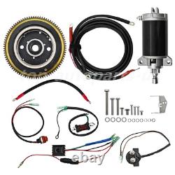 Electrical start conversion kit for YAMAHA 2 stroke 40HP outboard, model 66T