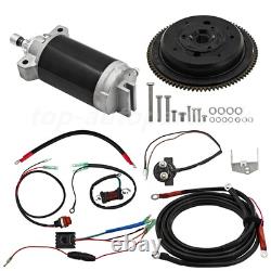 Electrical start conversion kit for YAMAHA 2 stroke 40HP outboard, model 66T