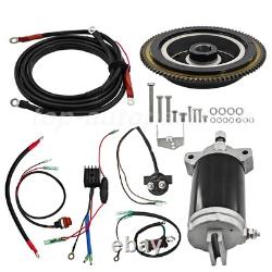 Electrical start conversion kit for YAMAHA 2 stroke 40HP outboard, model 66T
