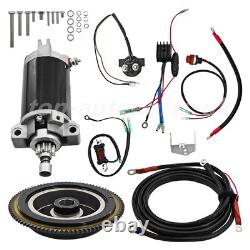Electrical start conversion kit for YAMAHA 2 stroke 40HP outboard, model 66T