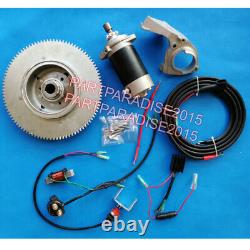 Fit ELECTRIC START MOTOR YAMAHA OUTBOARD 30HMH 30HW 30HP 2 STROKE 61TK FLYWHEEL
