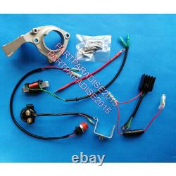 Fit ELECTRIC START MOTOR YAMAHA OUTBOARD 30HMH 30HW 30HP 2 STROKE 61TK FLYWHEEL