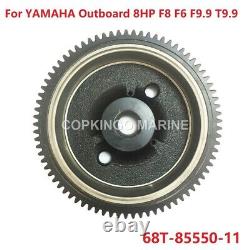 Flywheel Rotor 68T-85550-11 For YAMAHA Outboard Motor 8HP F8 F6 F9.9 T9.9 T8