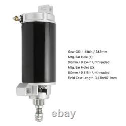 For Mercury, Mariner, Yamaha Outboard 25 30 40 HPOutboard Starter Motor 9 Teeth