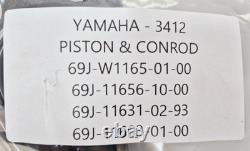 GENUINE Yamaha Outboard Engine Motor CONNECTING ROD AND PISTON 200 225 250 HP