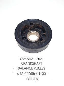 GENUINE Yamaha Outboard Engine Motor CRANKSHAFT BALANCE PULLEY 200 225 250 300HP