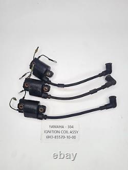GENUINE Yamaha Outboard Engine Motor IGNITION COIL ASSY x3 CM61-30 60 70 HP
