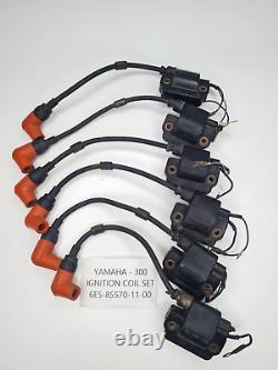 GENUINE Yamaha Outboard Engine Motor IGNITION COIL SET 6x CM61-26 115 225 HP