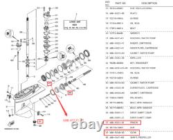Gear Kit 688-45571 688-45560 688-45551 For Yamaha 75HP 85HP 90HP Outboard Motor