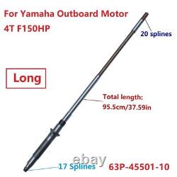 Long Driver Shaft For Yamaha Outboard Motor 4T F150HP 25 Gear Case 63P-45501-10