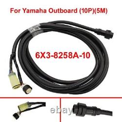Main Wiring Harness 16.4FT 10P For Yamaha Outboard Motor 704 Remote Control 5M