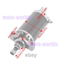 NEW STARTER MOTOR for Yamaha Outboard 66T-81800-00 40HP 40X M(WithT)HS/L 1998-2006