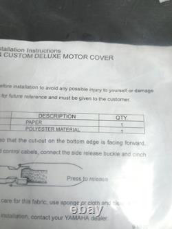 NEW YAMAHA VMAX SHO VF200 VF225 VF250 OUTBOARD MOTOR COVER MAR-MTRCV-ER-SH New
