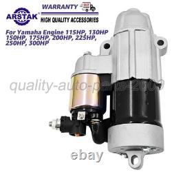 New Starter Motor For Yamaha Outboard 4T 75HP 90HP 150HP F115B 6EM-81800-00