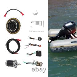 Outboard Electric Starter Conversion Kit for Yamaha 4-Stroke 15HP Outboard Motor