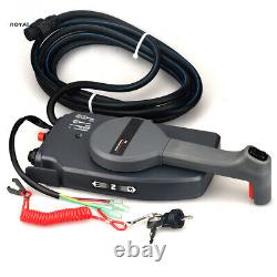Outboard Engine Remote Control Box Assy for Yamaha Boat Motor, 10 Pins Push