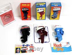 Outboard Motor MITSUWA model Yamaha 55 Type B / Z-100 / Gakken HONDA 3set