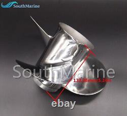 Outboard Propeller 11 1/8x14-F For Yamaha 40HP 50HP Outboard Motor 11 1/8 x 14-F